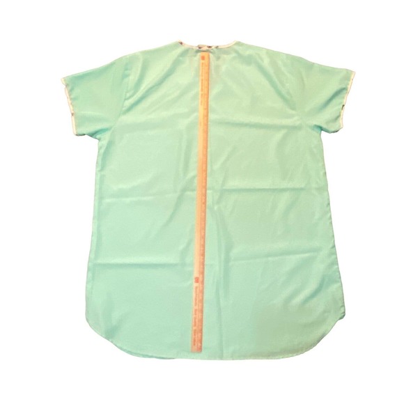 Gold Coast‎ 2X Womens Sleep Shirt Night Dress Silky Feel Pajamas Short Sleeves - Picture 5 of 6